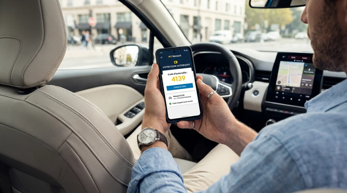 comment trouver le code autoradio renault