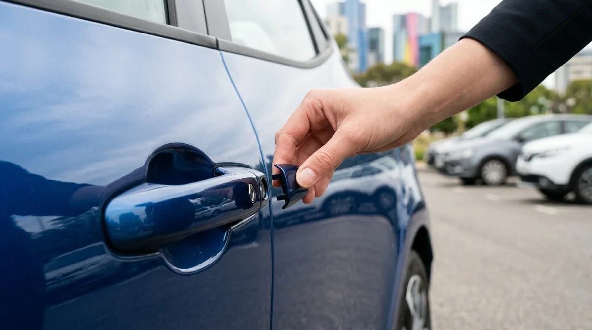 comment ouvrir voiture renault avec clé de secours