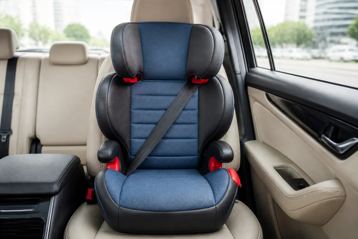 peut on mettre un rehausseur à l'avant d'une voiture