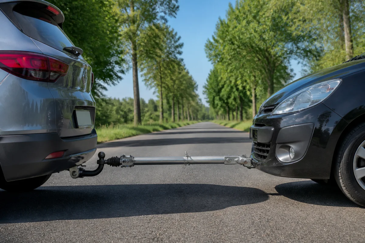 peut on remorquer une voiture avec une barre